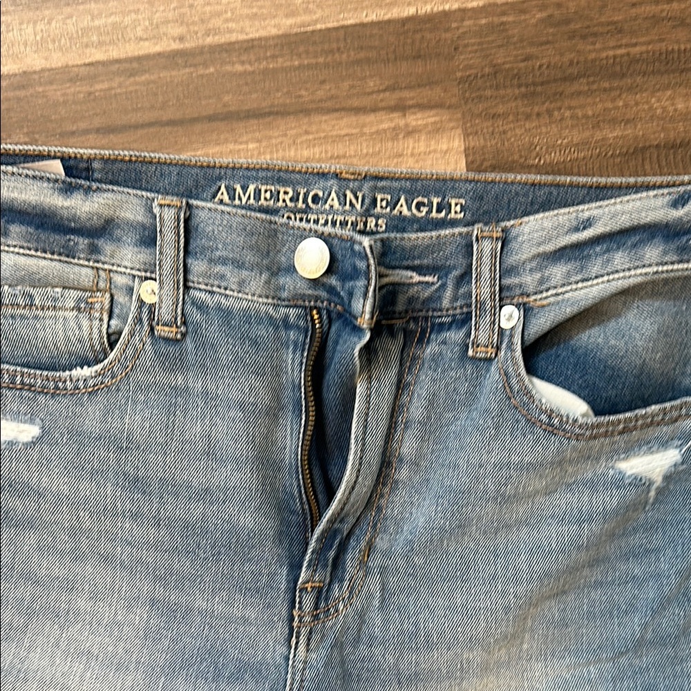 Blue Distressed Jeans - Picture 2 of 5